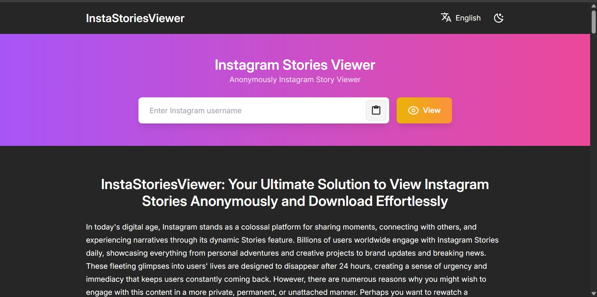Rahasia Lihat Story Instagram Tanpa Jejak di Instastoryviewer.vip